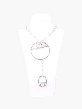 Hermes Chaine D'ancre Game Silver Necklace